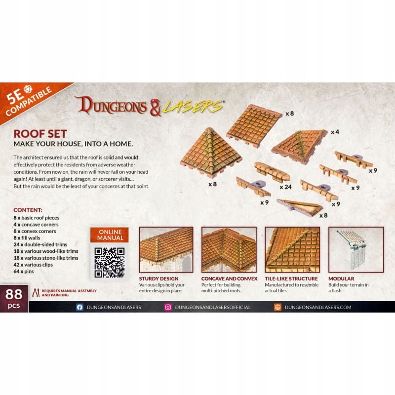 Dungeons & Lasers: Roof Set System Inne systemy