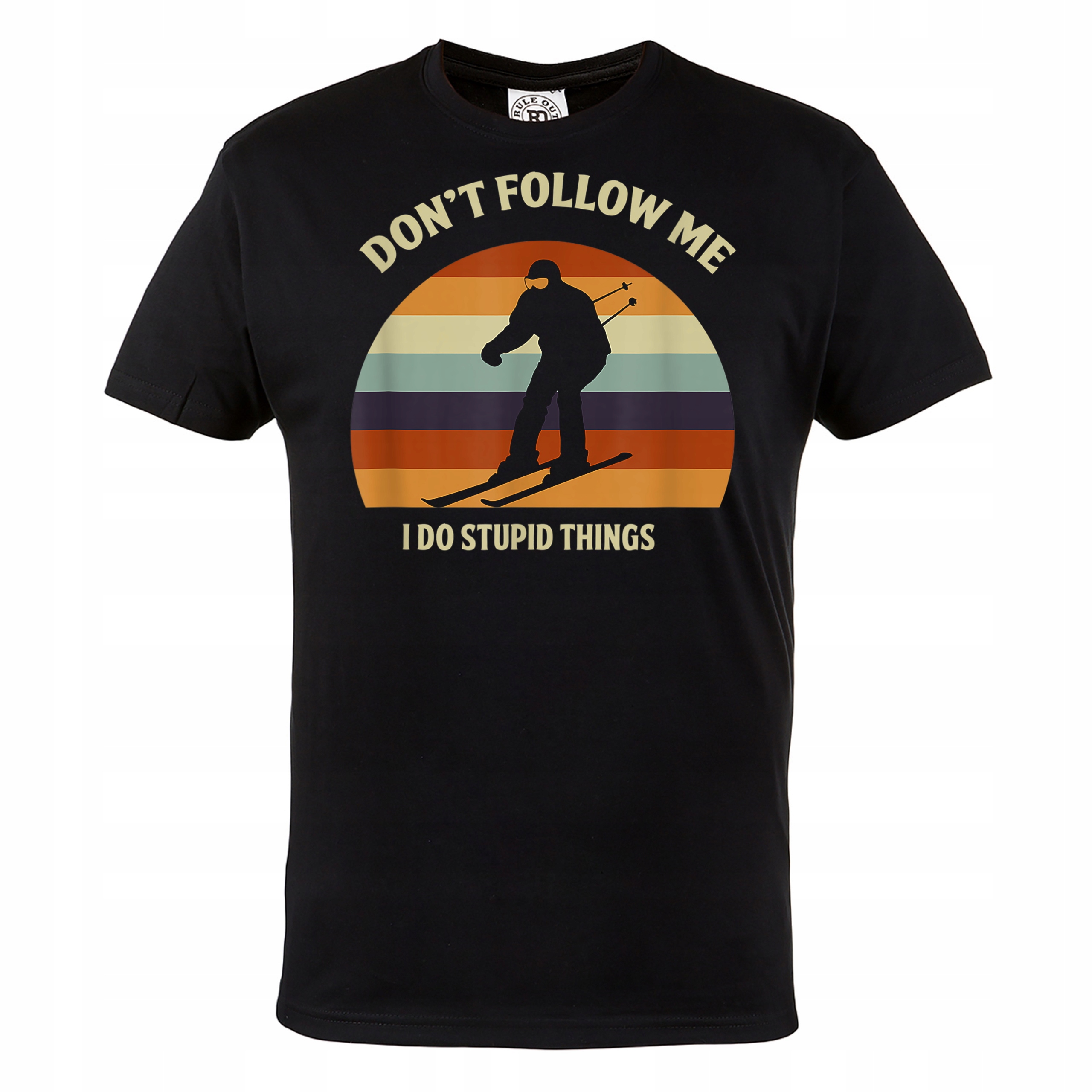 

Koszulka Z Nadrukiem Na Narty Narciarz Narciarstwo