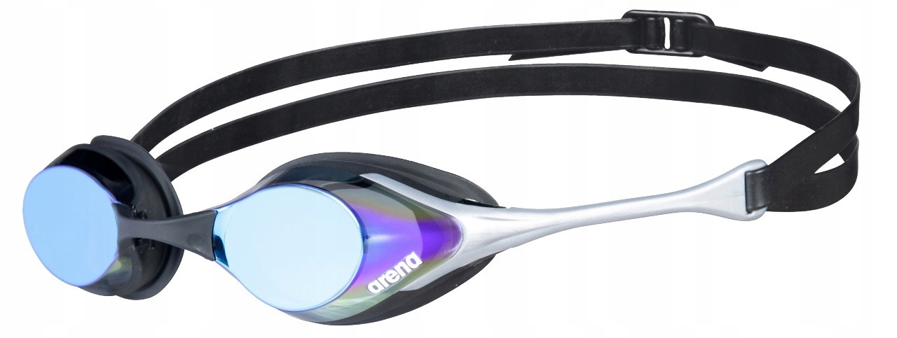 Okulary pływackie Arena Cobra Swipe Mirror startowe Blue-silver