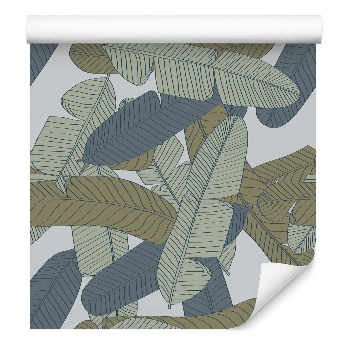 Tapeta do obývacího pokoje tropické listy rostliny příroda