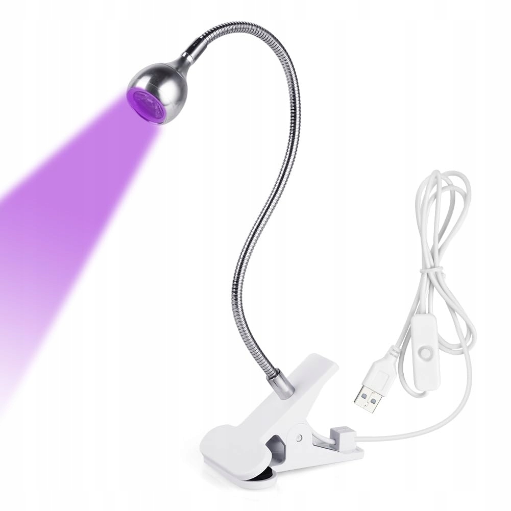 LOPHE Lampa UV Do Gelnokci Elastyczna Mini Lampa LED Z Klipsem — miniatura 8