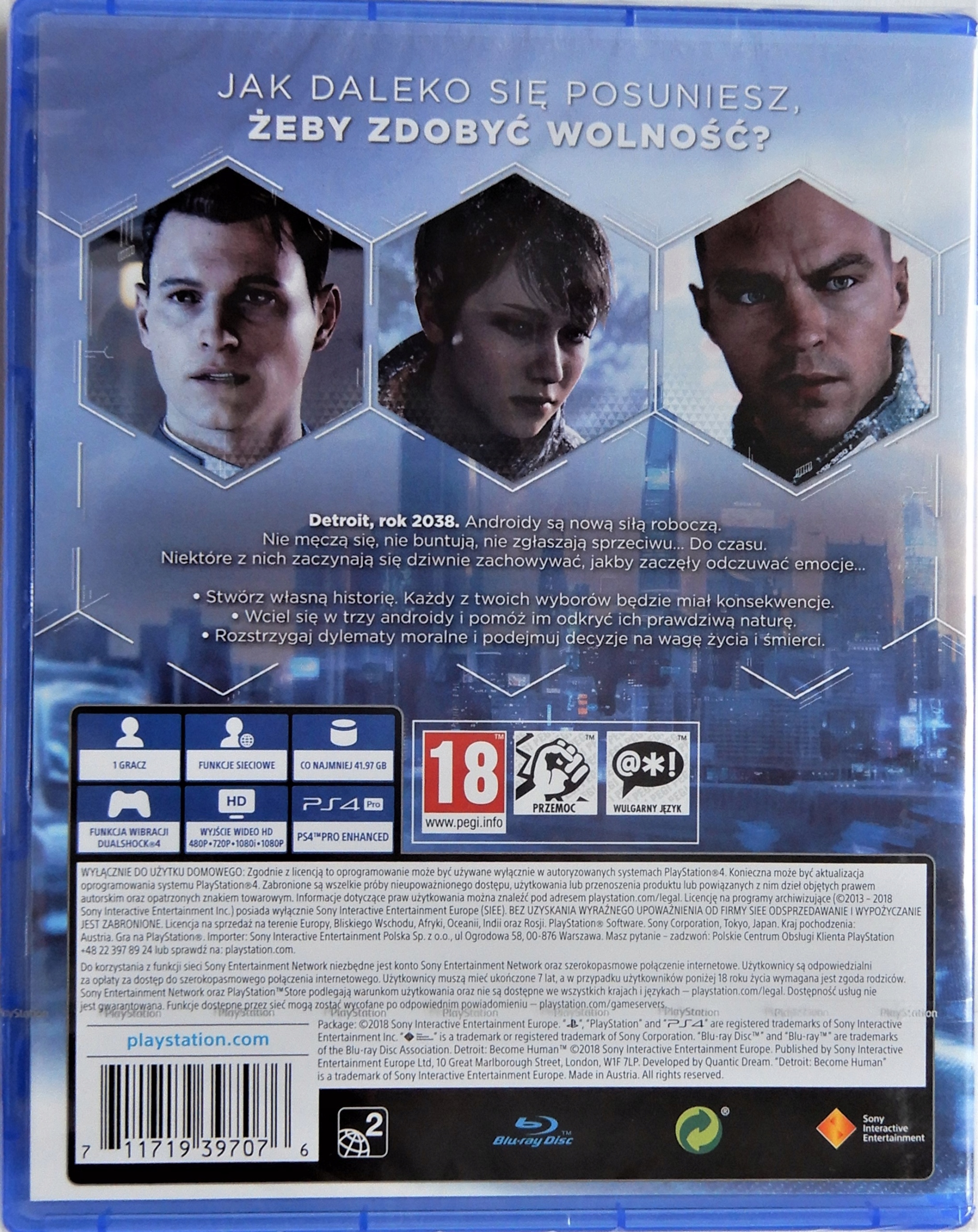 Detroit BECOME HUMAN PS4 Tematyka przygodowe