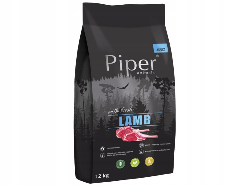 Karma dla psa Piper Animals Jagnięcina 12 kg