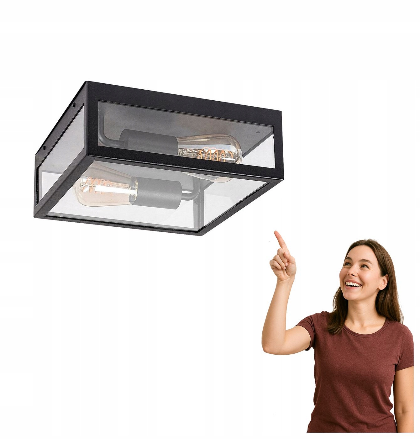 Vonkajšia stropná lampa Zaton 7070 Rabalux