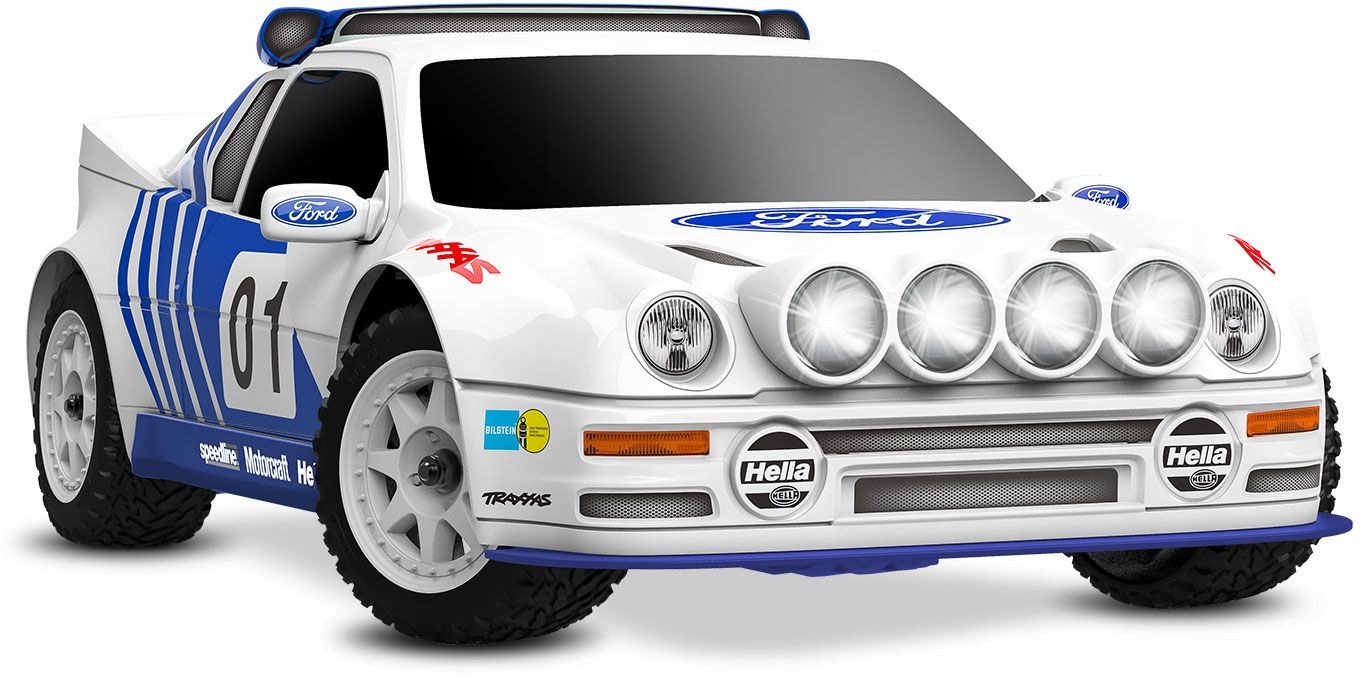 Model rc TRAXXAS Ford RS200 Rally VXL 3S 4WD Rajdówka 1/10 +90km/h Grupa B