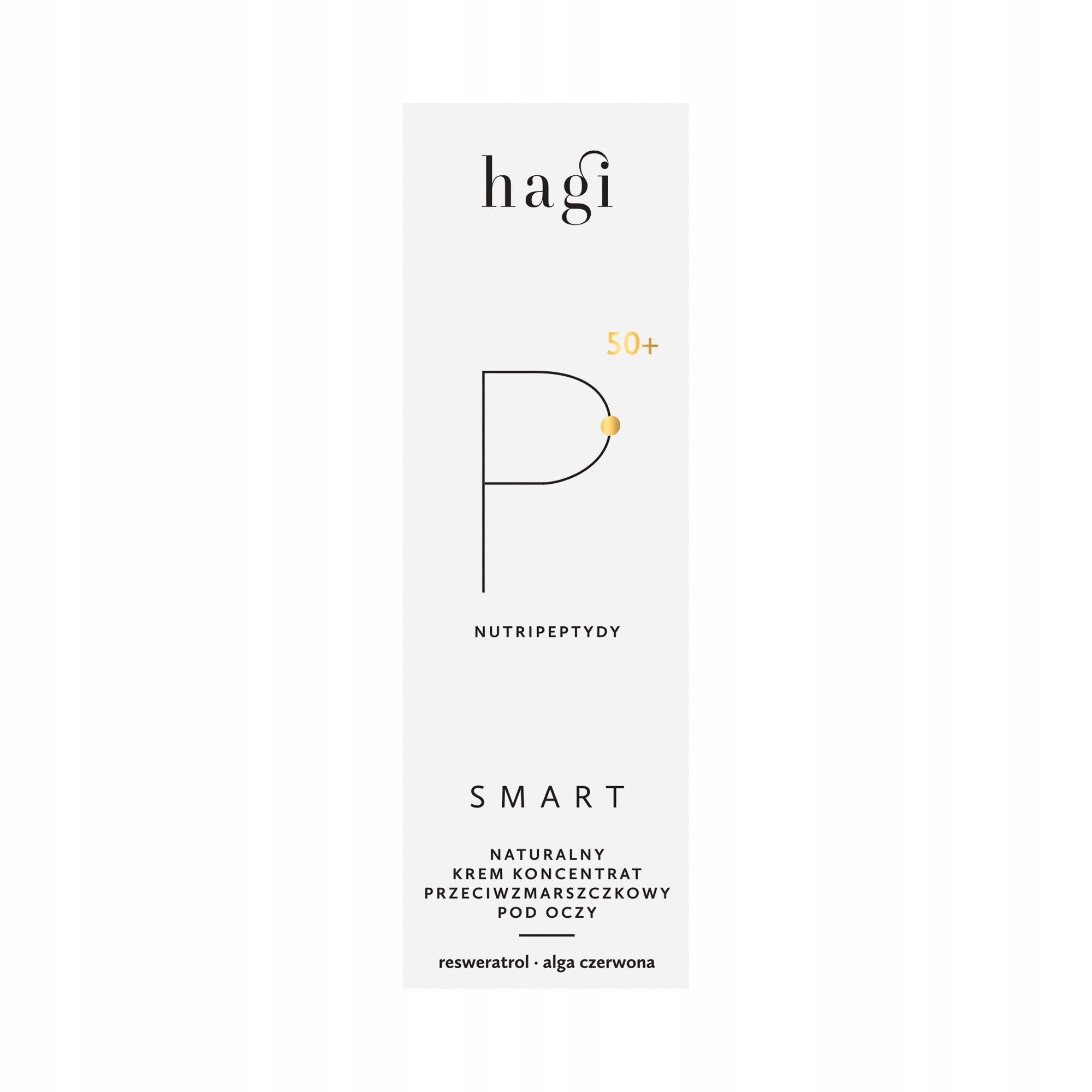 Krem pod oczy przeciwzmarszczkowy, 50+ SMART P. 15ml, Hagi