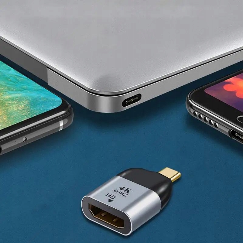 KABEL ADAPTER MINI USB-C 3.1 HDMI DO TYPE-C 4K 60HZ KONWERTER V2 Stan opakowania oryginalne