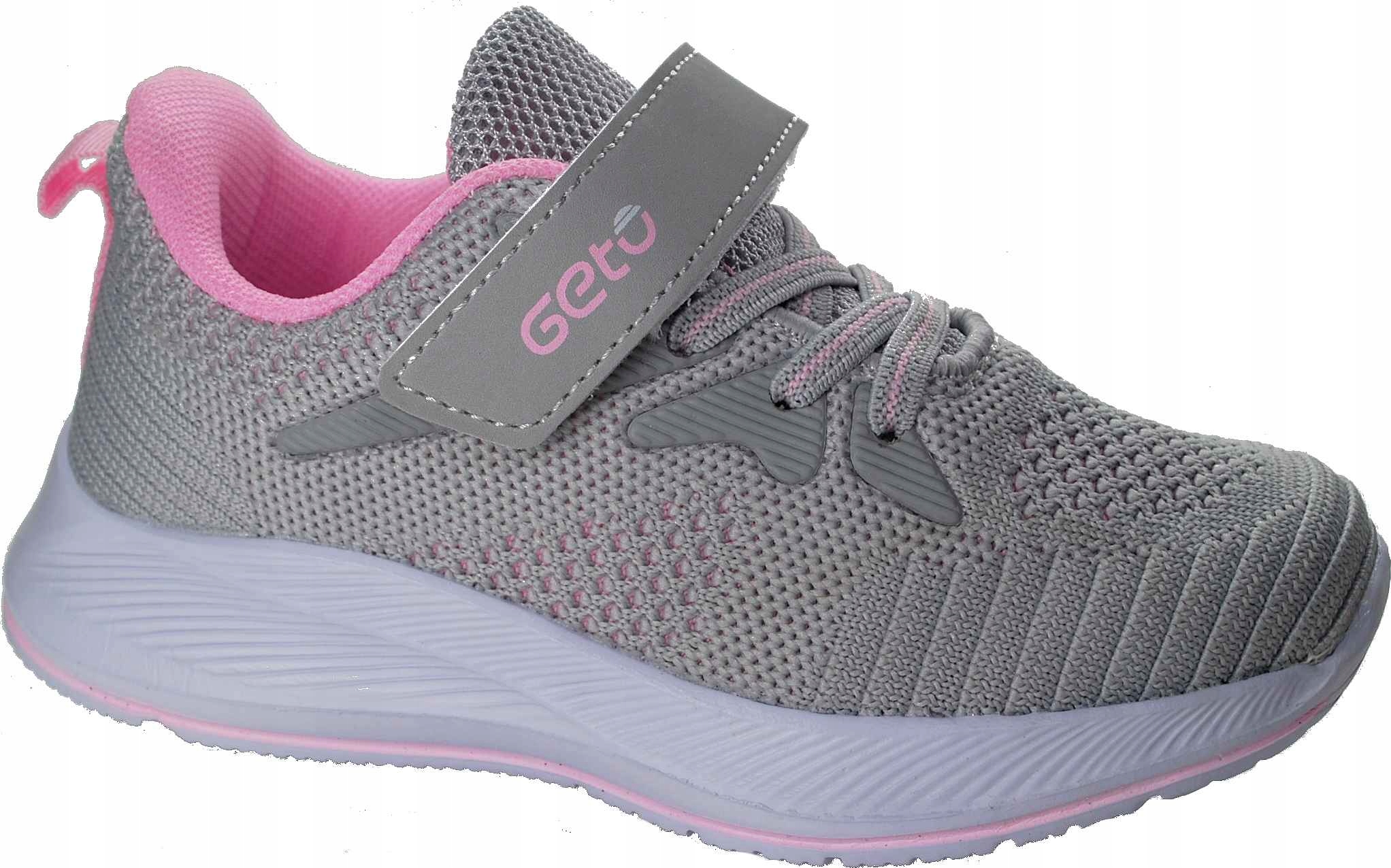 

Szare Dziewczęce Adidasy rzepy wkł prof skóra 29