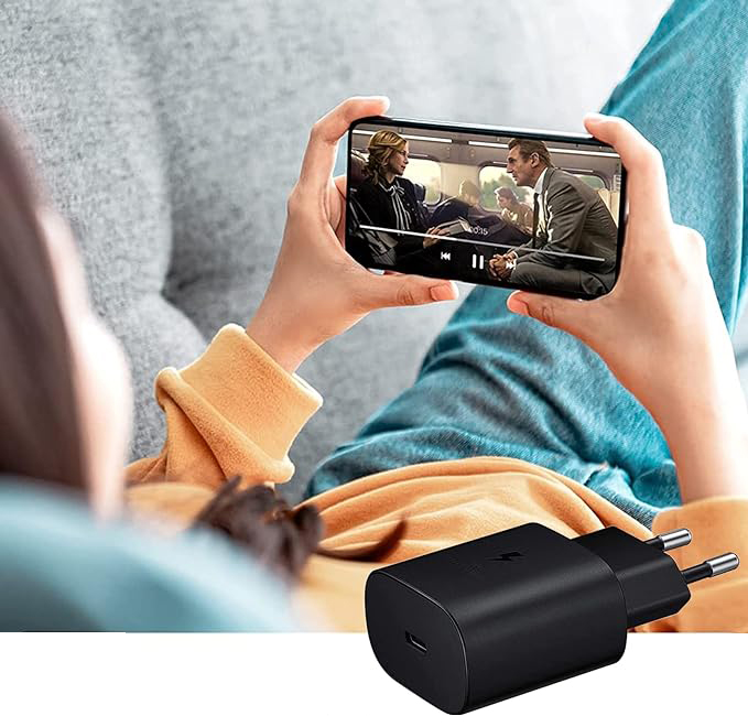 SZYBKA SIECIOWA ŁADOWARKA DO TELEFONÓW SAMSUNG 45W + KABEL ŁADOWANIA USB-C 5A 2M Kod producenta DZ0933001