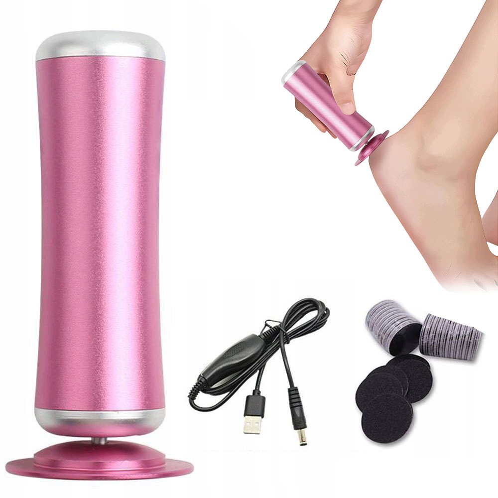 Elektrická struhadla Na Nohy Usb 5V 18W Růžová 80/120 Nástavce Dom Eko Moc Max