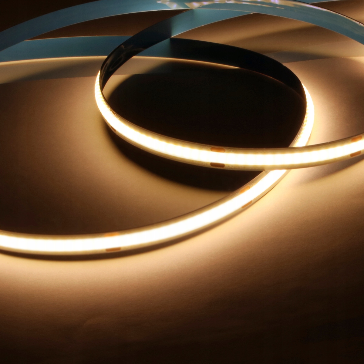 TAŚMA LED COB 320LED/m CIEPŁA 3000K 12VDC 8W/m / 1 METR BEZPUNKTOWA Kod producenta TAS-COB-320L-30M-WW