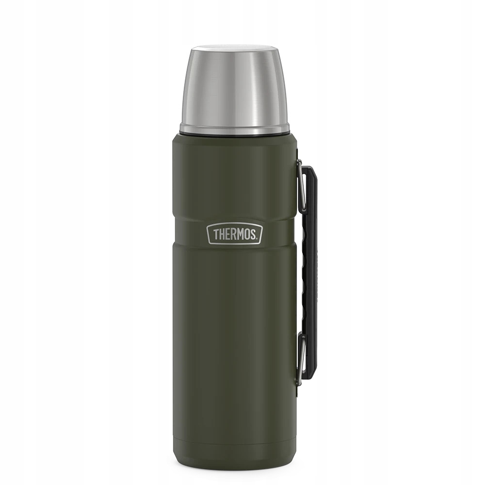 Termoska s hrnkem Thermos King 1,2 l Army Green Držák