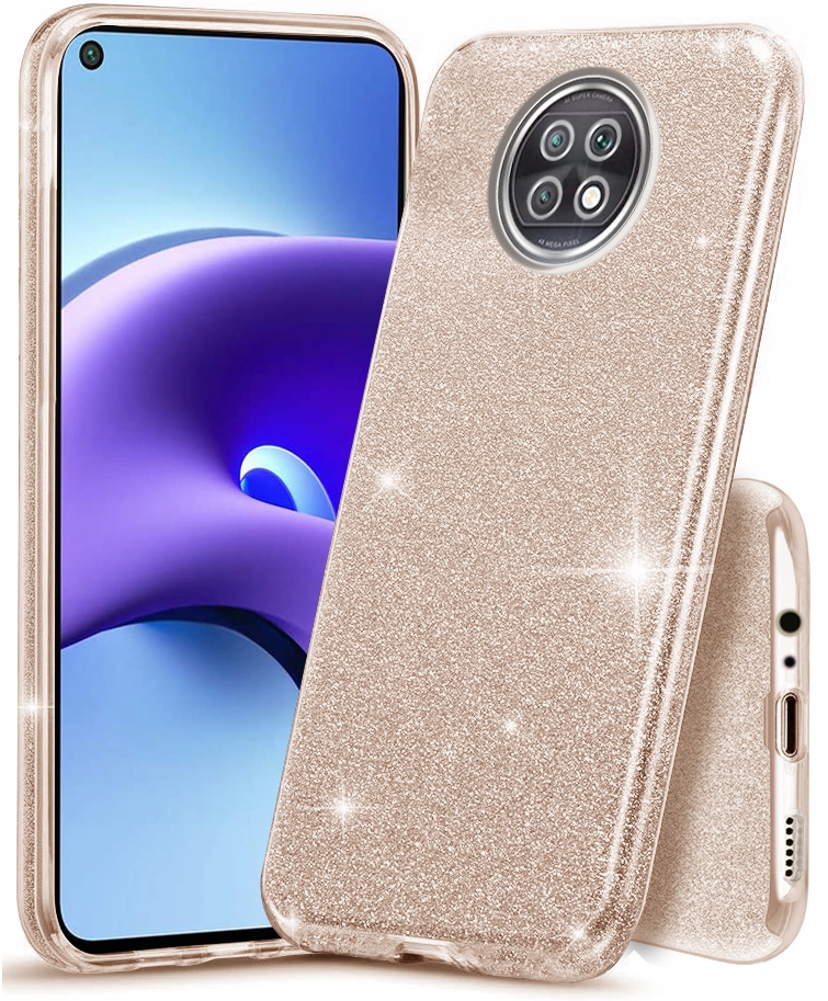 

Etui Brokat do Xiaomi Redmi Note 9T 5G Case +szkło