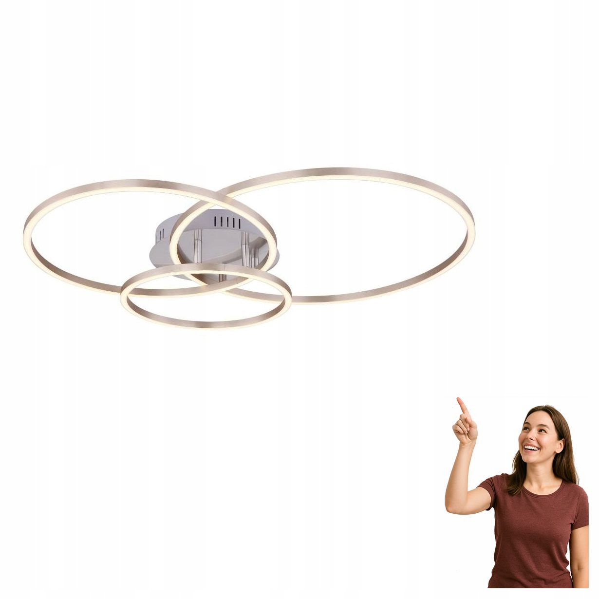 Led stropná lampa 40W Munni 67220-40R Globo