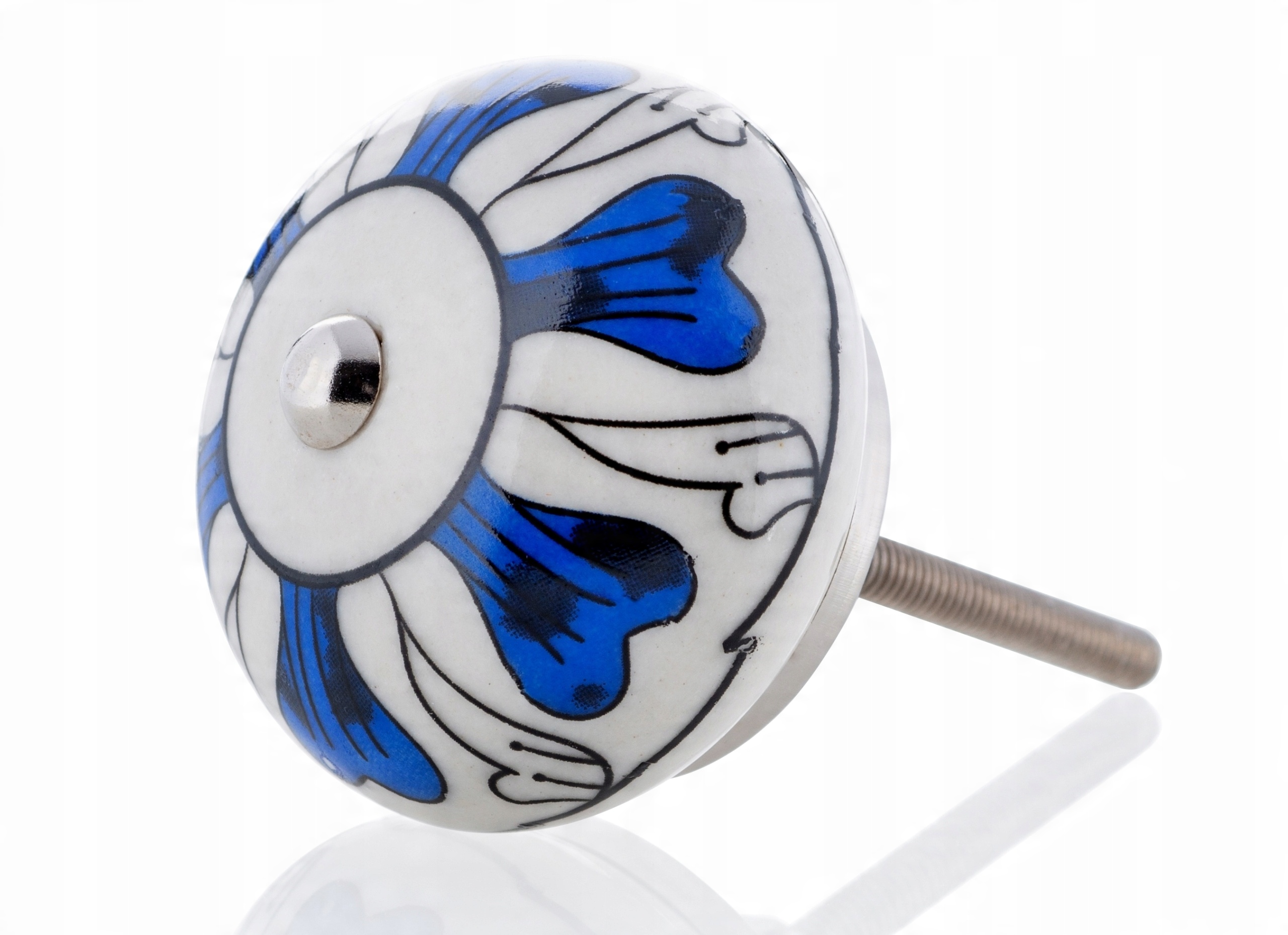 

Uchwyt Meblowy Gałka Porcelanowa malowana Kula 1