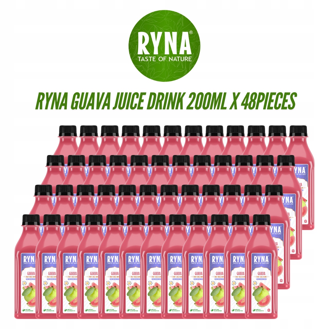 Levně Ryna Guava Džus 200ML X 48 kusů