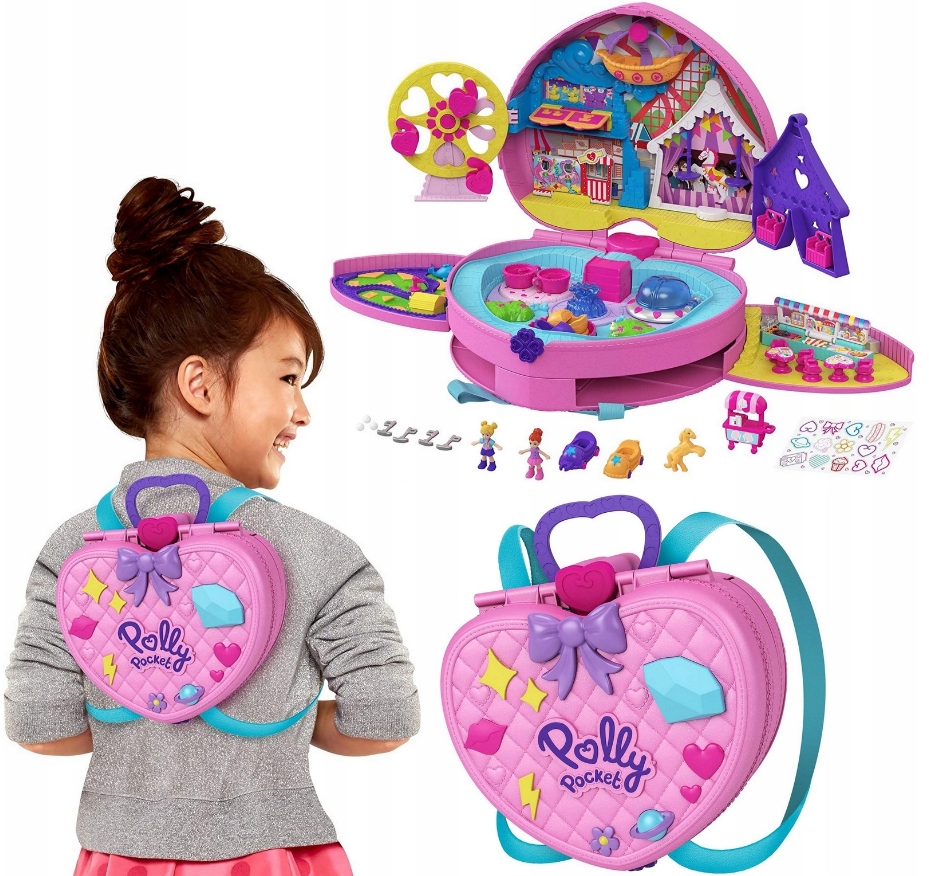 Polly Pocket Zestaw Park rozrywki Plecak GYK91