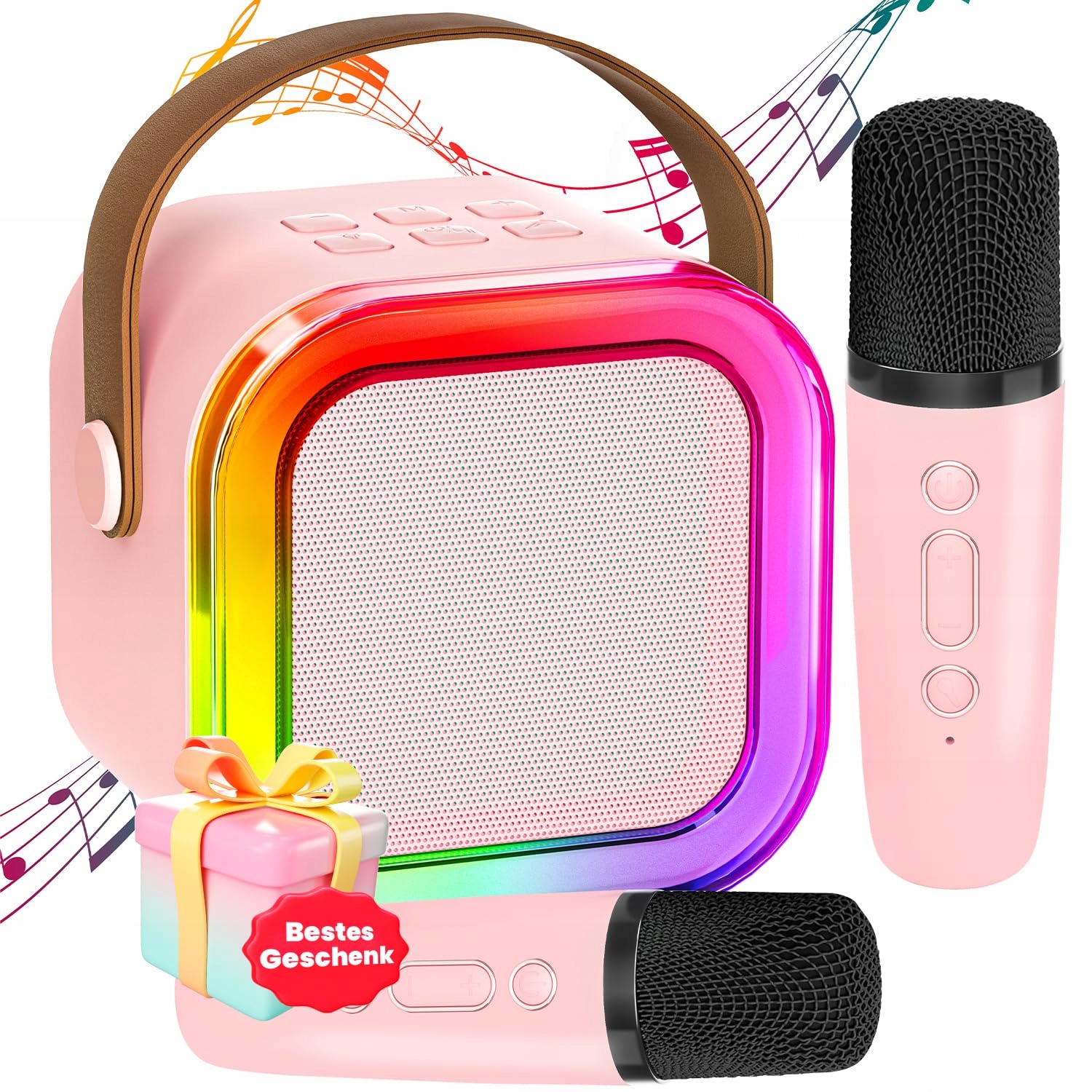 VTECH Karaoke Dla Dzieci Z 2 Mikrofonami, Prezent Dla Dziewczynek 3-12 Lat — miniatura 9