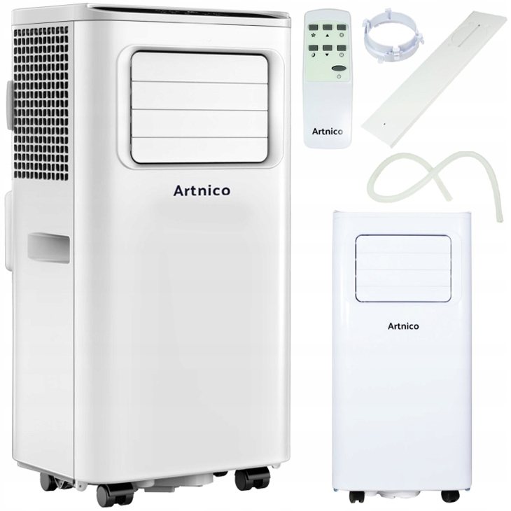 Prenosný Klimatizátor 4V1, Tichý Izbový Odvlhčovač Vzduchu Diaľkové Ovládanie