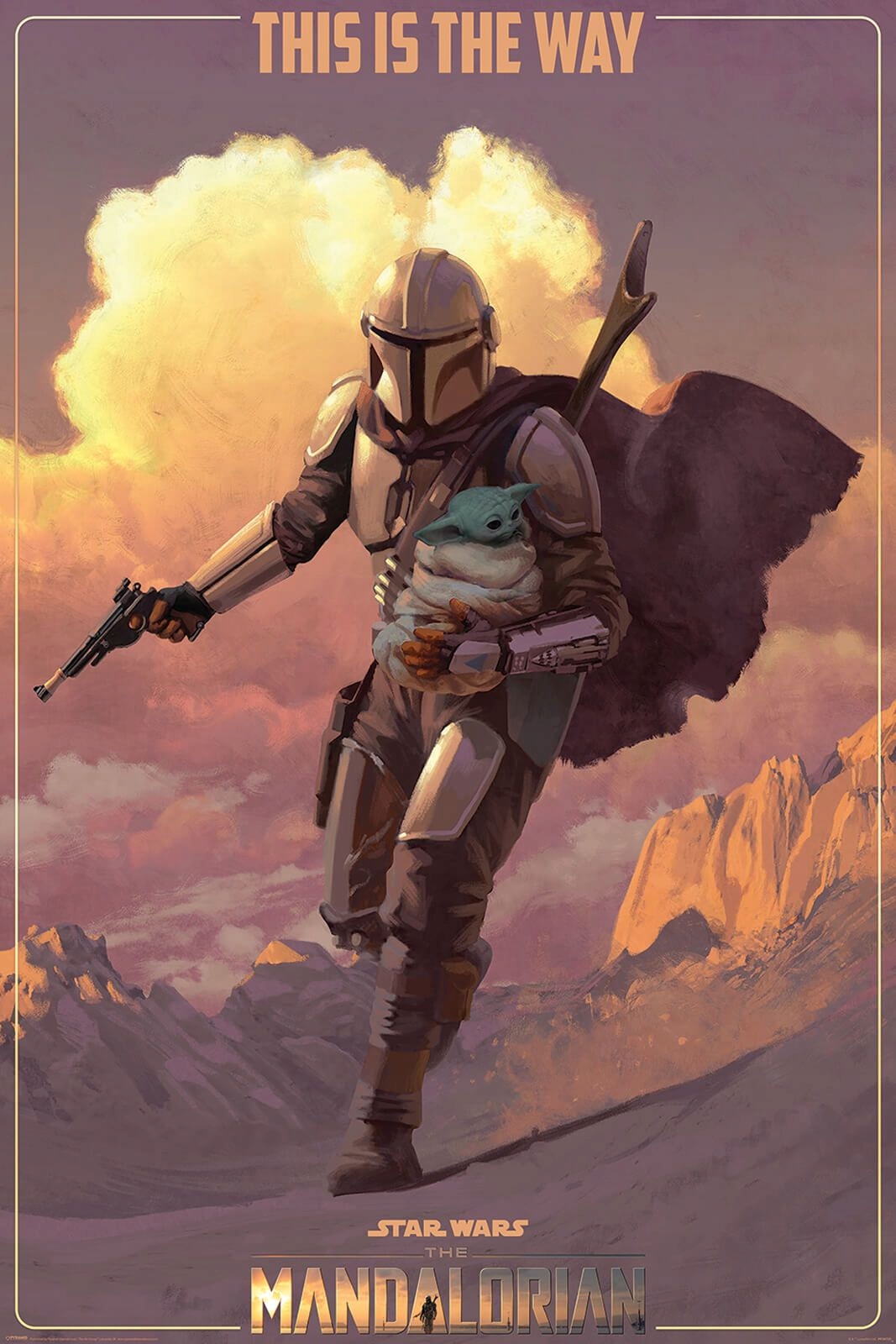 

Plakat Star Wars The Mandalorian On 61x91,5 cm