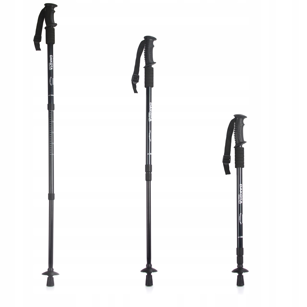 KIJKI DO NORDIC WALKING CHODZENIA KIJE TREKKINGOWE SKŁADANE WYGODNE W GÓRY Liczba segmentów 3