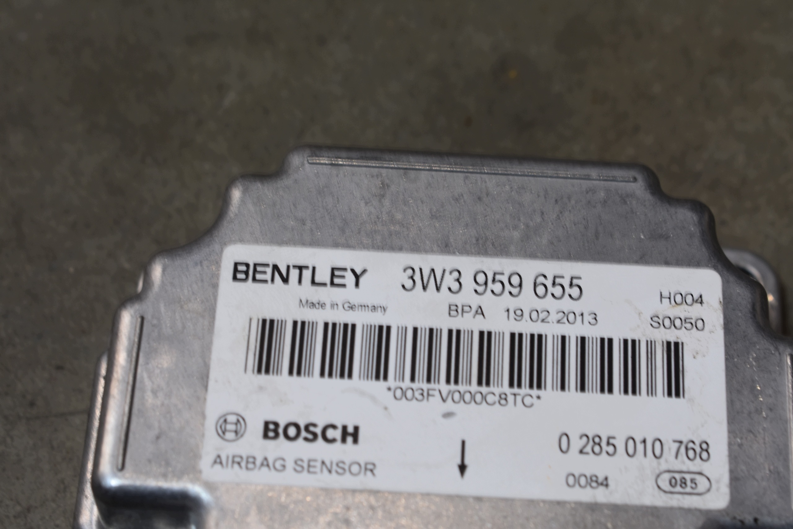 IDEALNY module control unit airbag BENTLEY FLYING SPUR 1