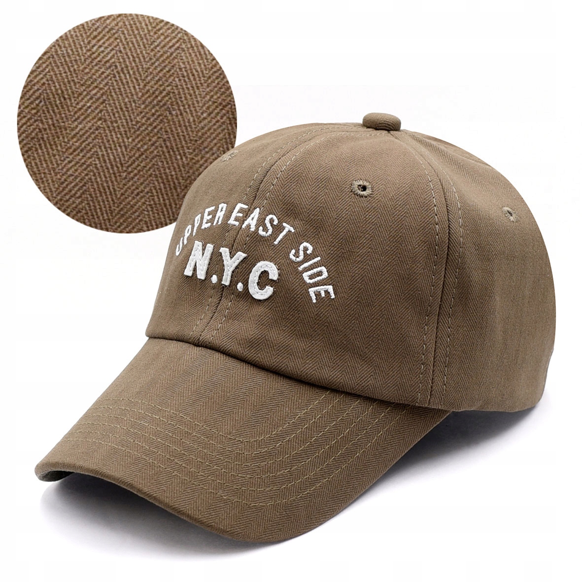 

Czapka z daszkiem bejsbolówka N.y.c. mocna bawełna