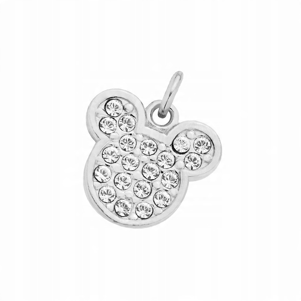 

Zawieszka z myszką miki srebro mickey Swarovski