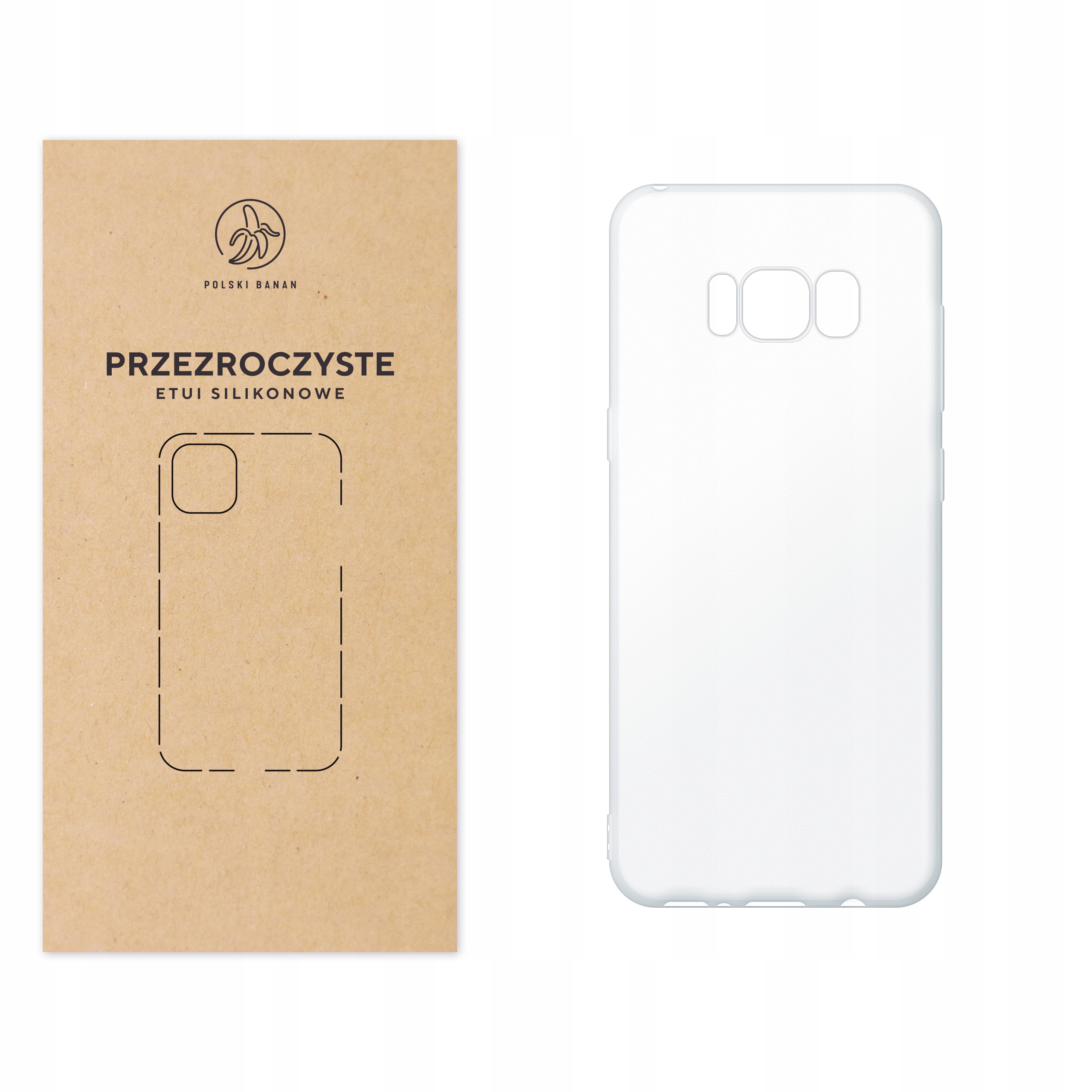 

Etui silikonowe Polski Banan do Samsung S8