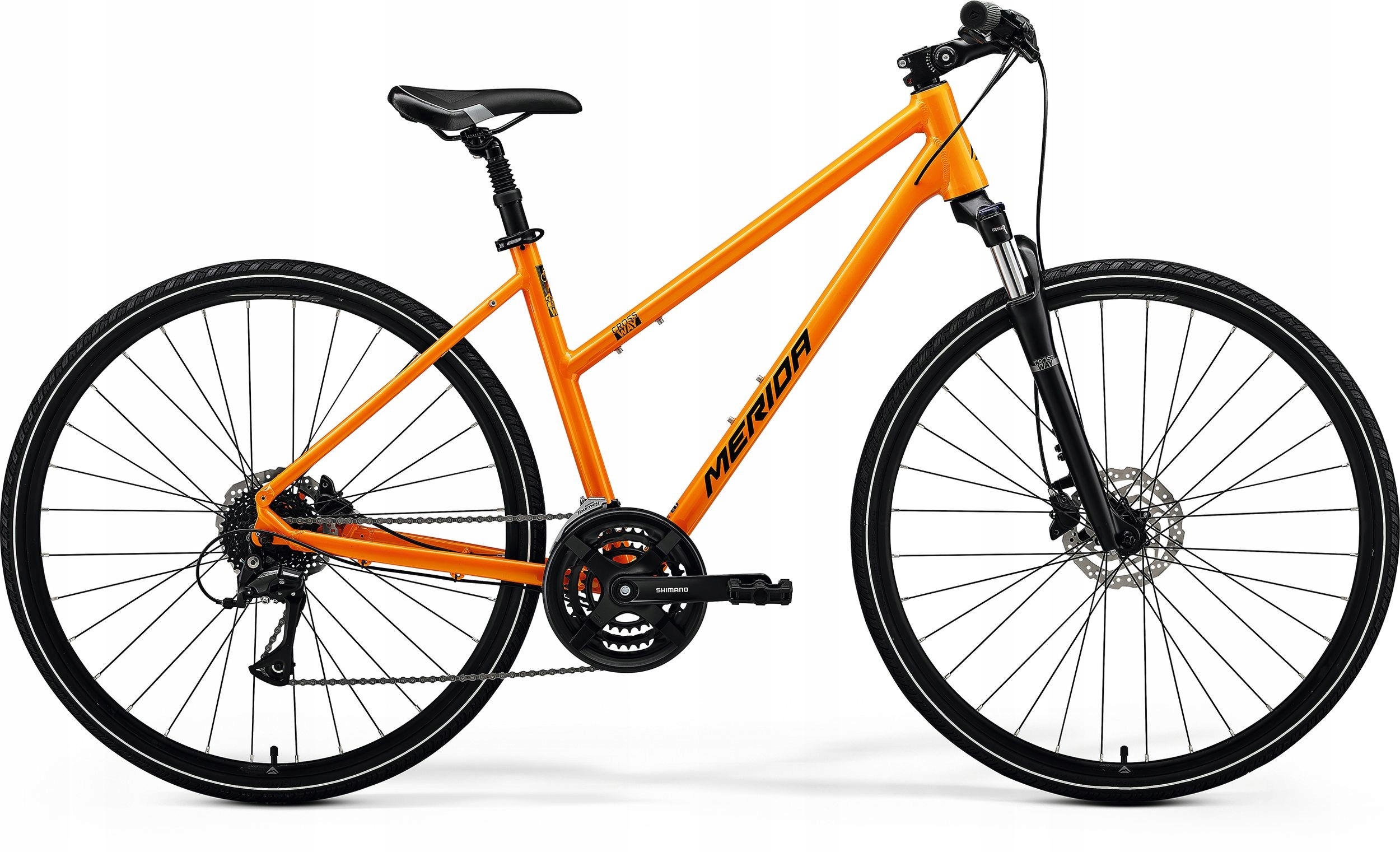 Rower Merida Crossway 20 Lady S(47) Metallic Orange(black)