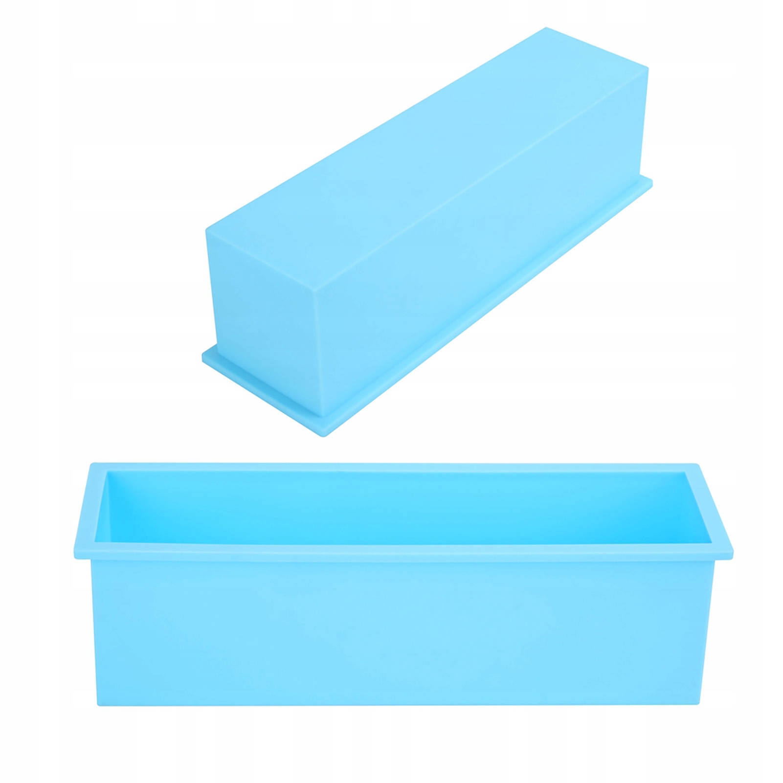 

1200 ML Prostokątna silikonowa forma do mydła Diy