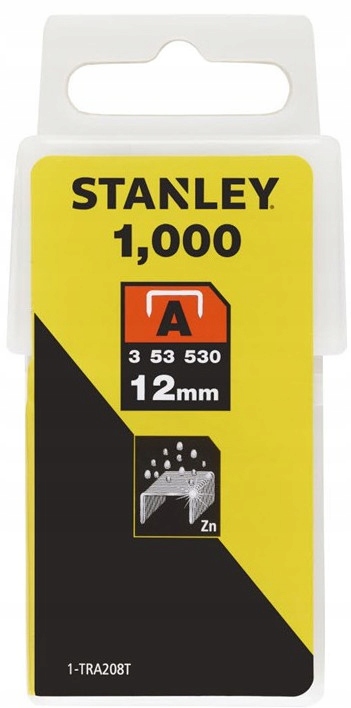 STANLEY 1-TRA208T ZSZYWKA ZSZYWKI A 12mm 1000szt