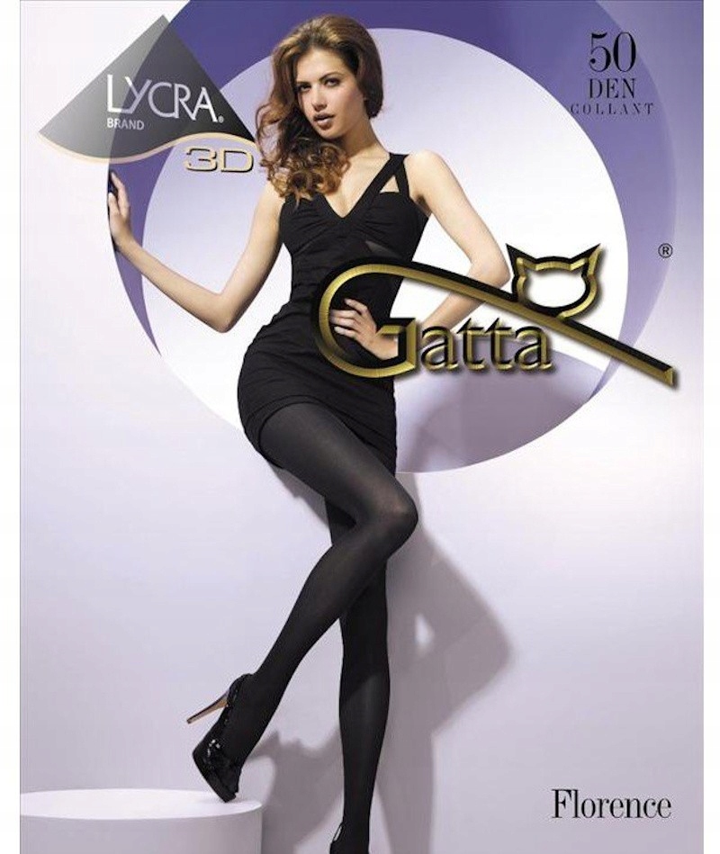 

Rajstopy Gatta Florence 3D 50 den 3-M Czarny