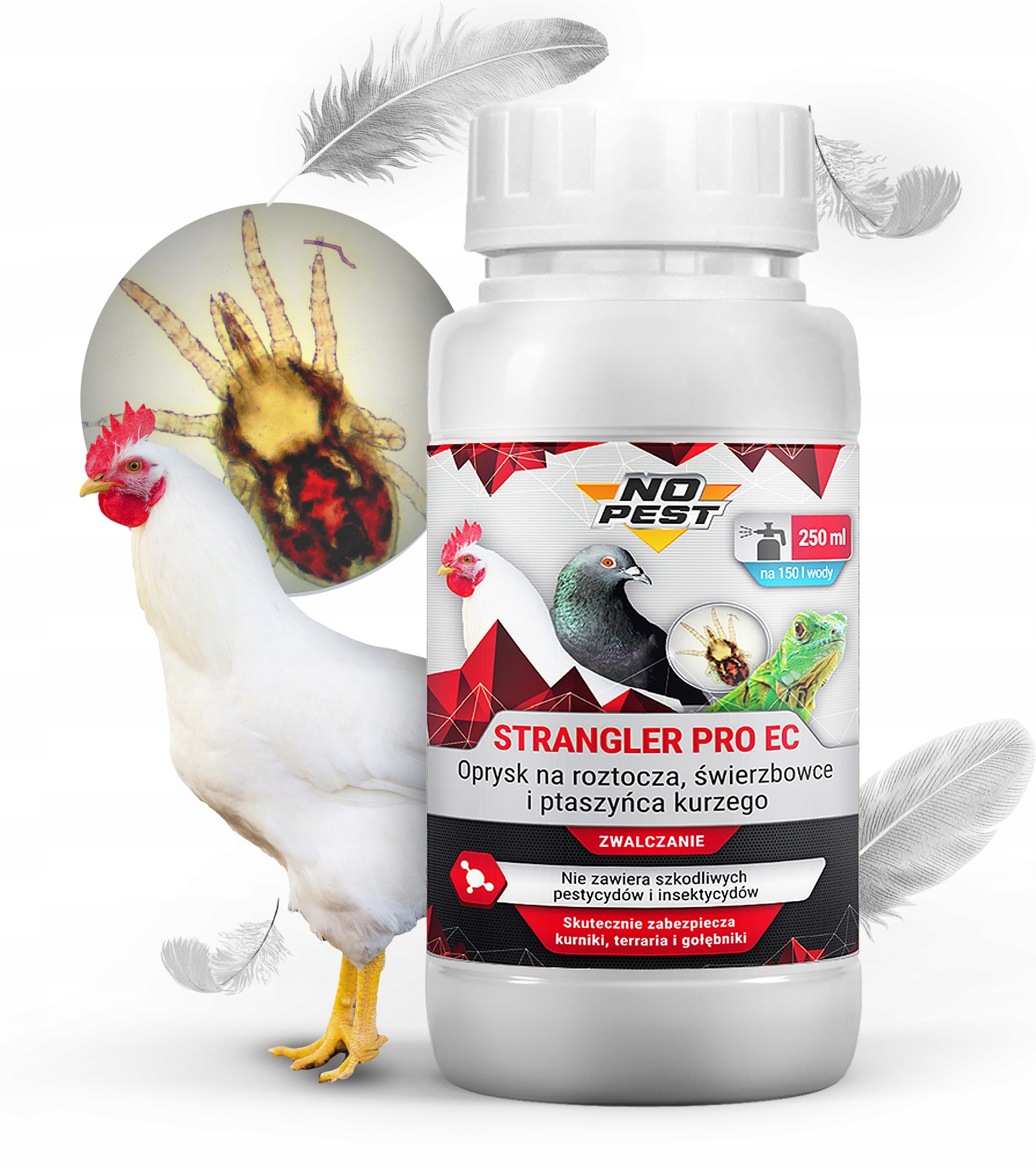 OPRYSK PREPARAT PŁYN ŚRODEK NA PTASZYŃCA KURZEGO PTASZYŃCE ROZTOCZA 250ML