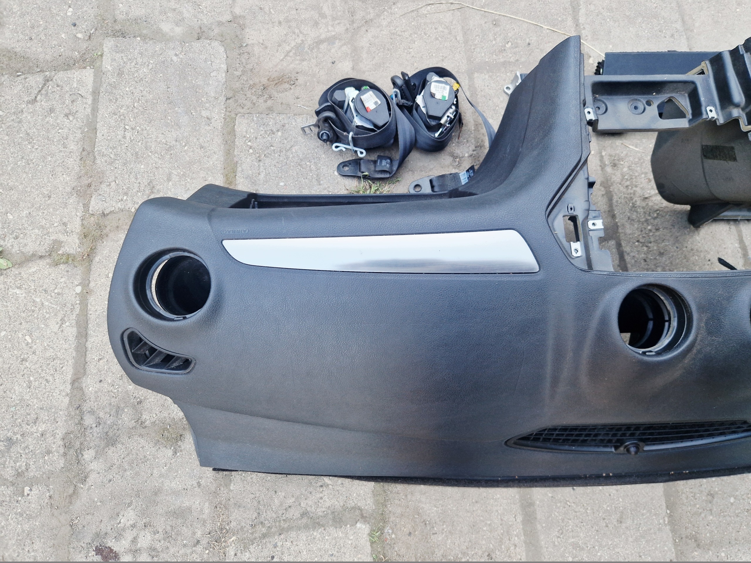 FORD MONDEO MK4 dashboard console airbag SENSOR tension belts KOMPLET