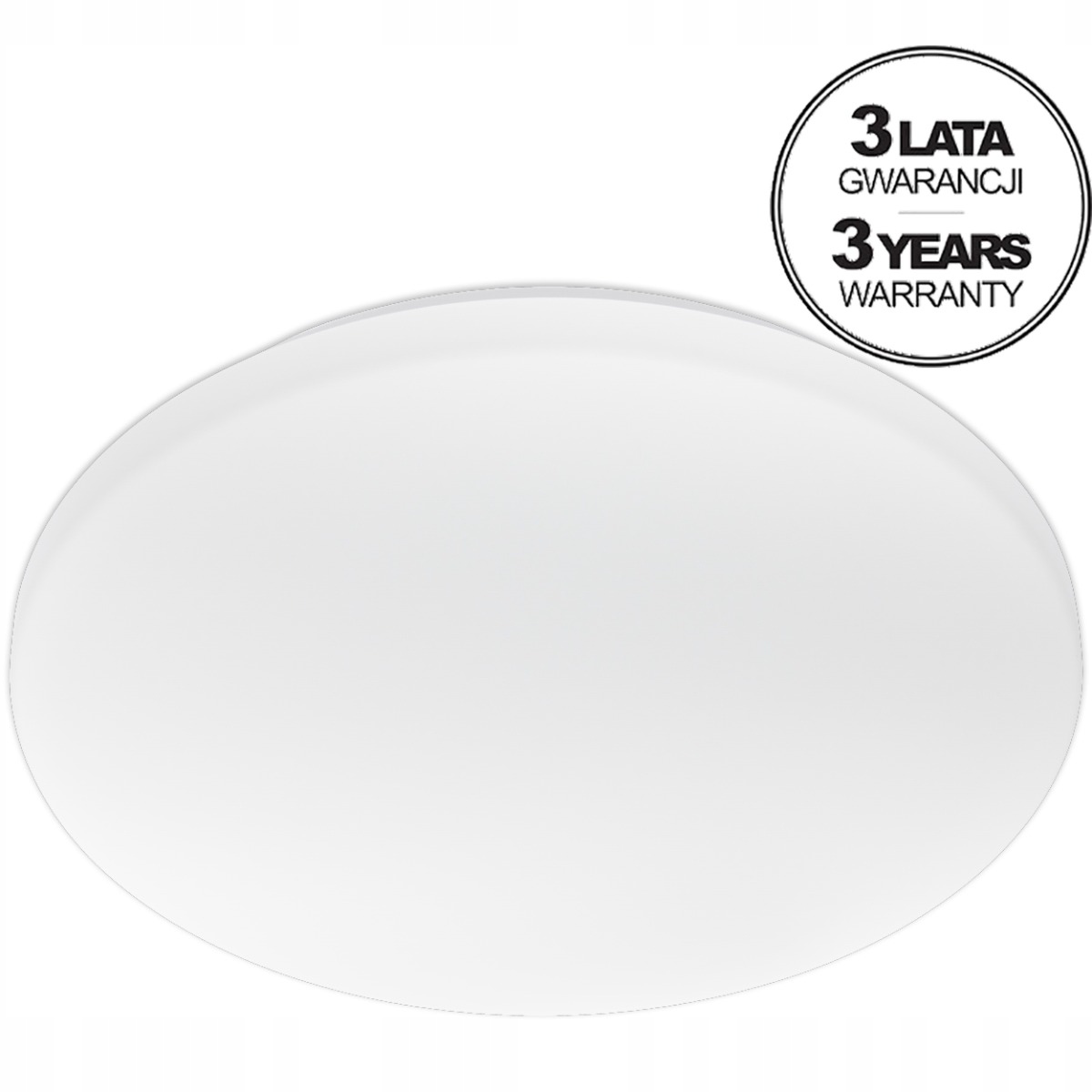 Lampa Sufitowa Panel LED PLAFON IP44 Czujnik Ruchu Rodzaj gwintu zintegrowane źródło LED