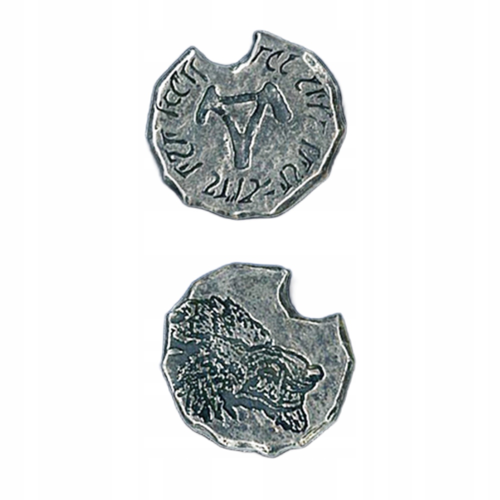 ZESTAW 3 ORKOWYCH METALOWYCH MONET LARP RPG Nazwa Zestaw 3 Orkowych Metalowych Monet