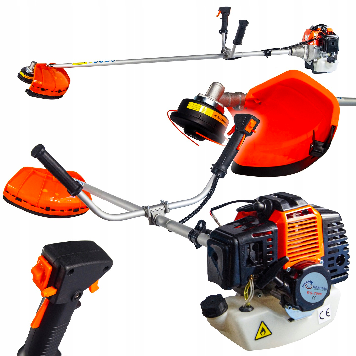 Mocna Kosa spalinowa podkaszarka głowica 6.1KM akcesoria Rangers