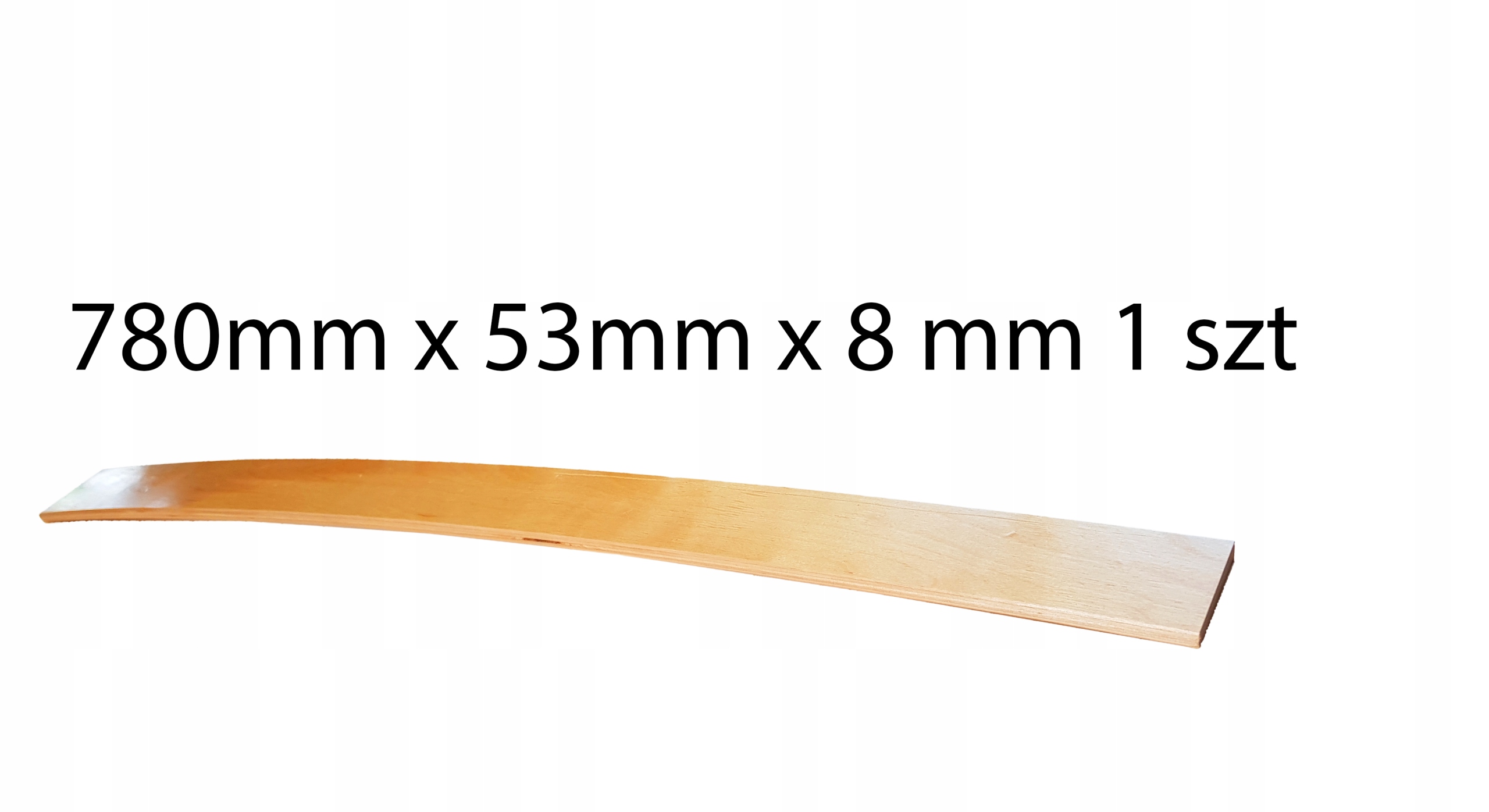 

Listwa sprężynująca sprężysta gięta 780mm