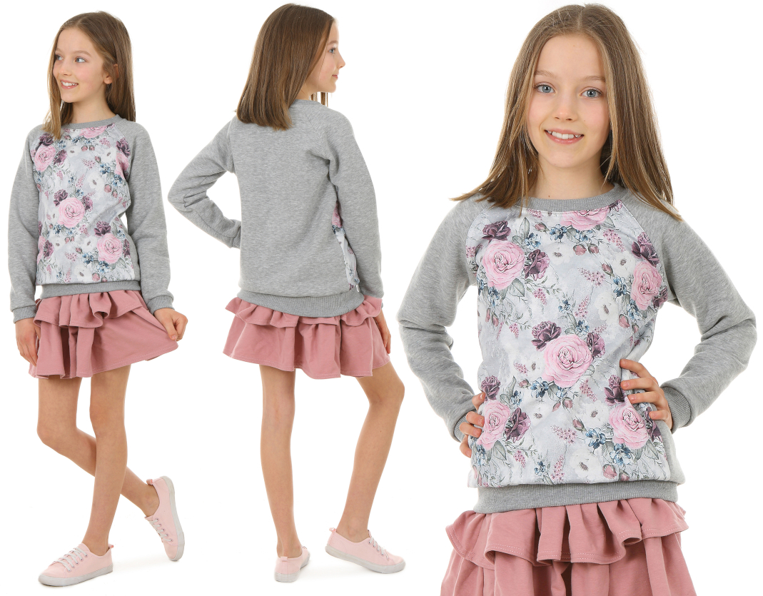 

Bluza z nadrukiem - 122 Kwiaty