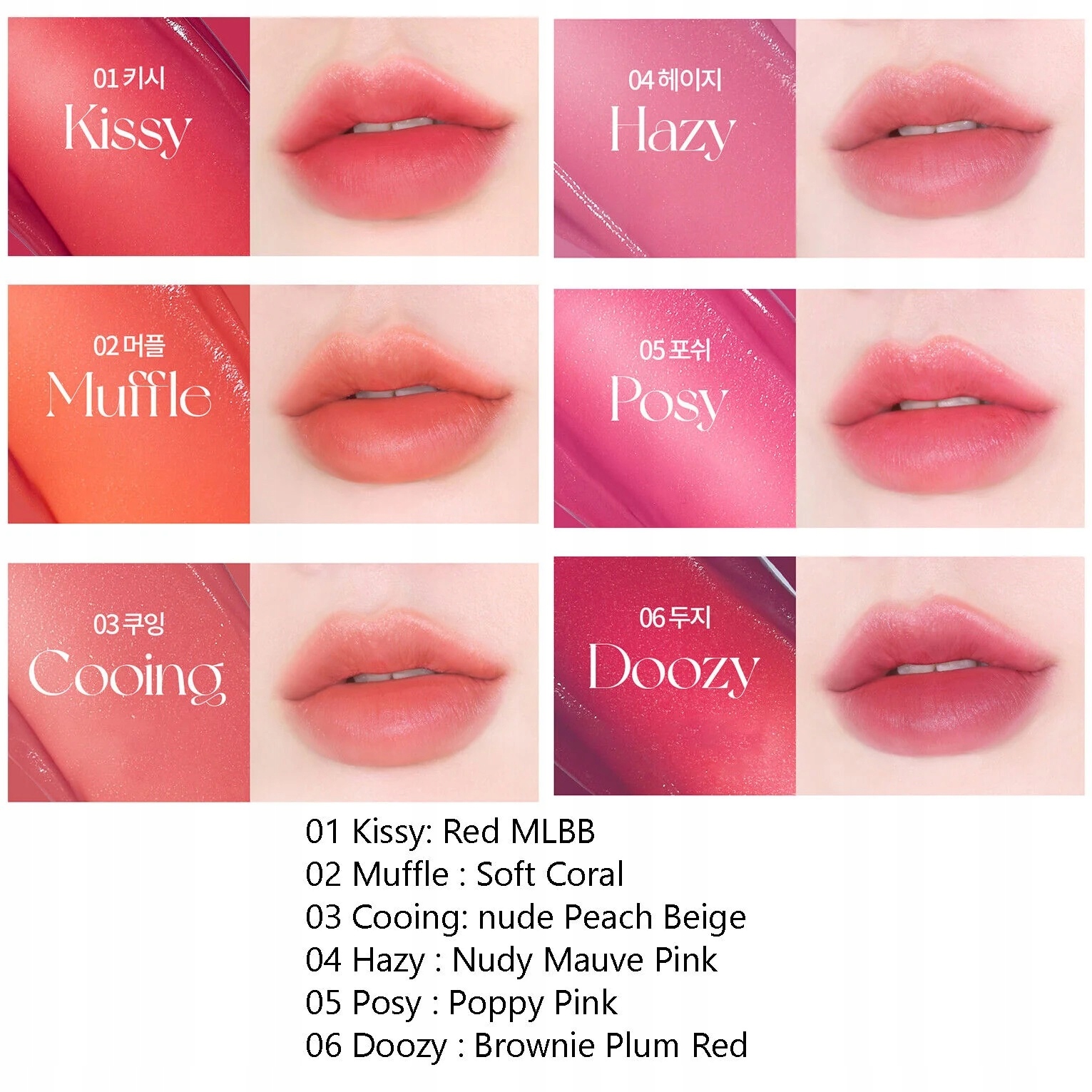 Holika Holika Foggy Blur Tint 04 Hazy růže růžová Tint na rty Rtěnka 4 g