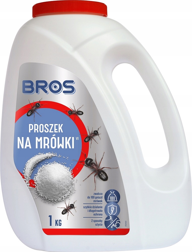 

Proszek na mrówki – szybkie działanie – 1 kg Bros