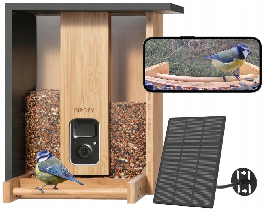 Krmítko pro ptáky s kamerou Netvue Birdfy Solarní WiFi