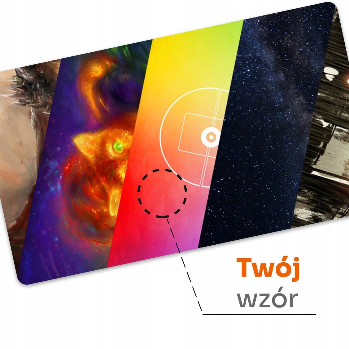 Personalizovaná Podložka Pod Myš S Vaší Grafikou 35,5 X 61 CM