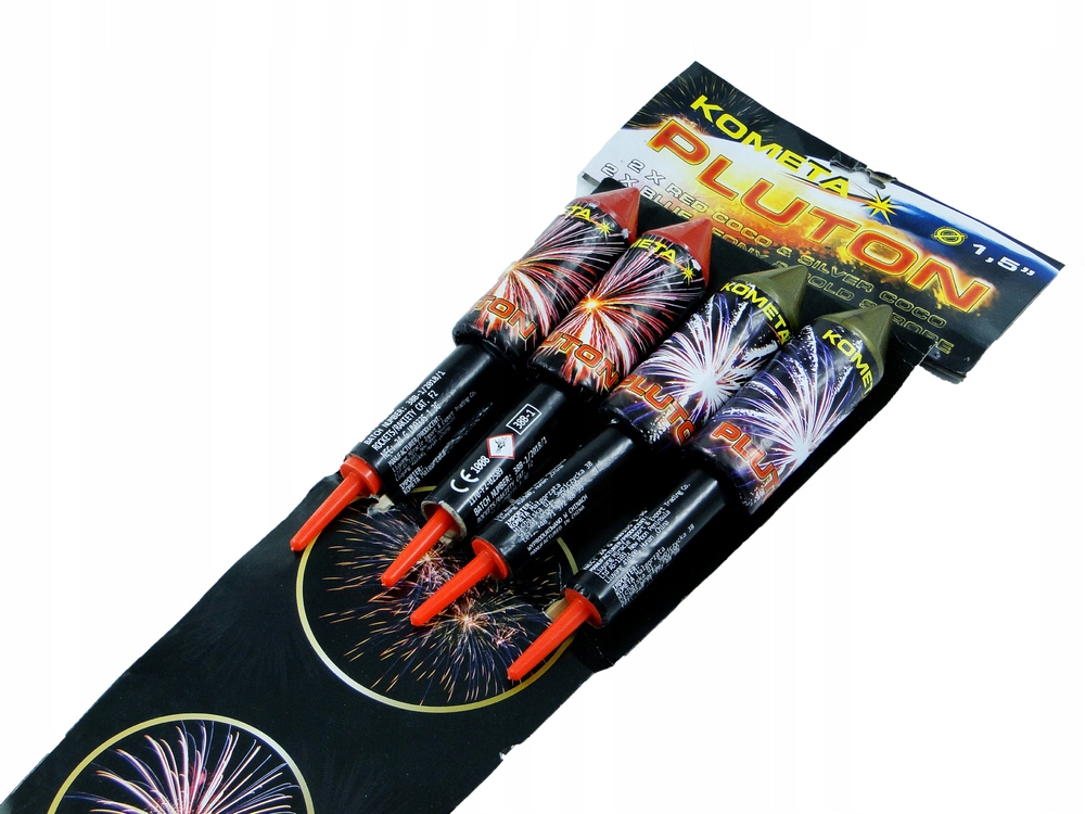 

Rakiety Pluton komplet 4 szt 002P kolor rozprysk
