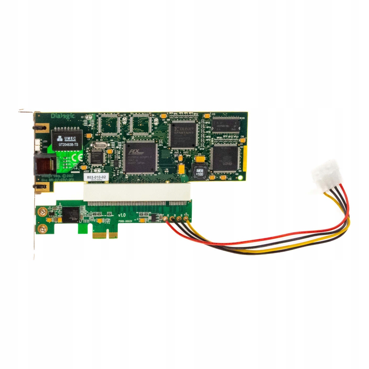 DIALOGIC DIVA BRI-2 803-010-02 ISDN-ФАКС PCIe x1