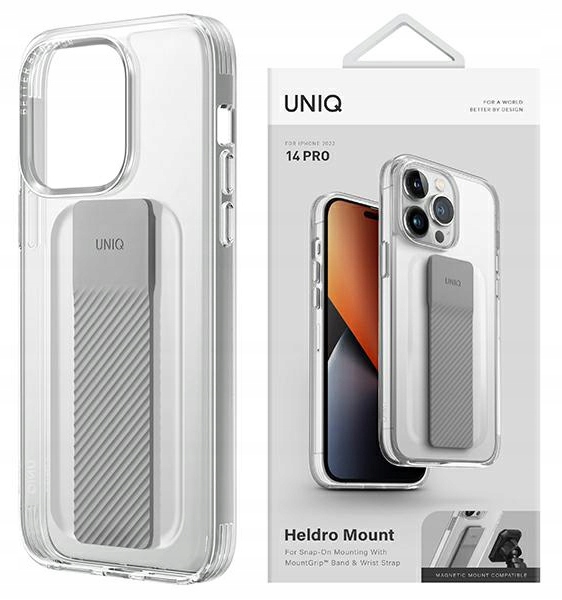 Pouzdro Uniq s držákem na prst, obal a držák kryt pro iPhone 14 Pro