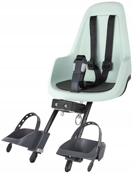 Fotelik rowerowy przedni na Kierownicę do 15kg Bobike Go Mini mint
