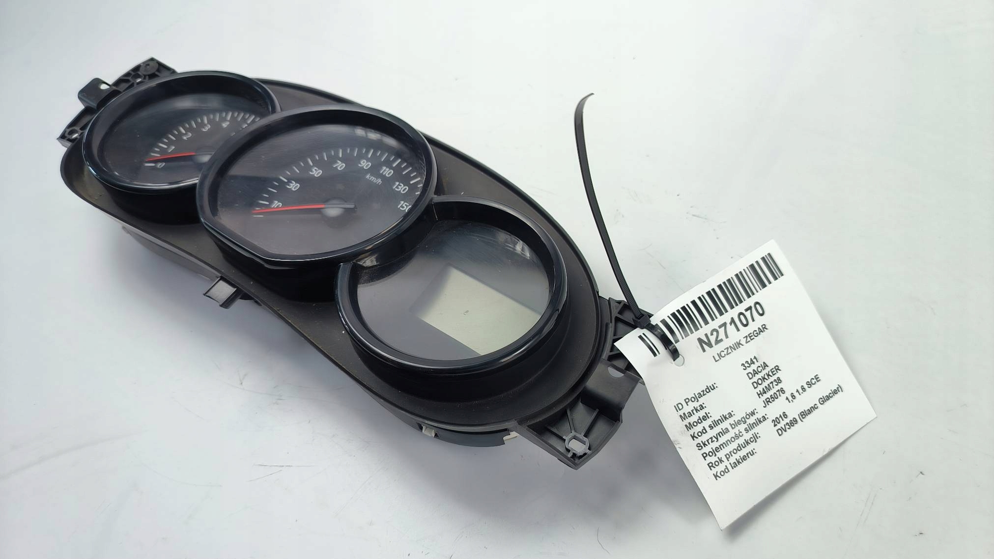 dials clock 248100770R DACIA DOKKER