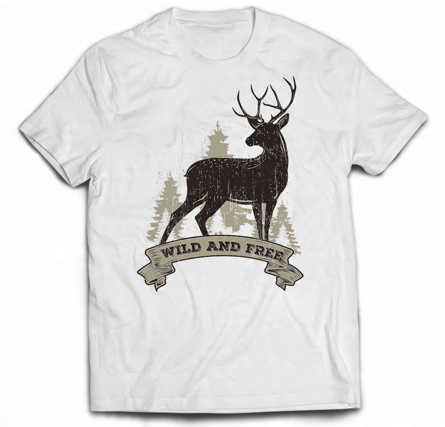 

Rebel Tshirt jeleń sarna polowanie las M